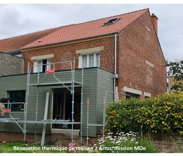 plandarchi Arras - Ré­no­va­tion ther­mi­que de mai­son à Ar­ras, mis­sion MOe