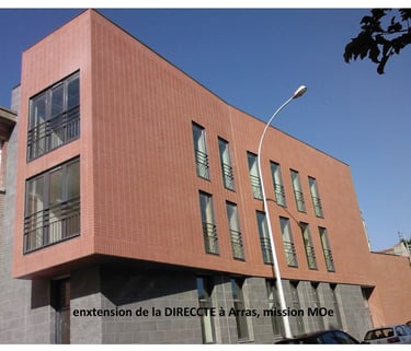  plandarchi Arras - siège da la DI­RECC­TE à Ar­ras, mis­sion MOe