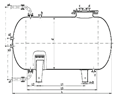 Glass lined storage tanks H