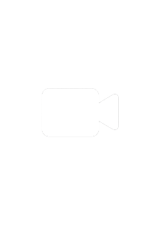 Icona di videocamera stilizzata per indicare la funzione di retroproiezione su vetro