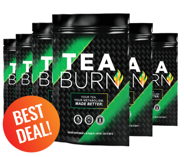 Image: 6 Pack of Tea Burn
