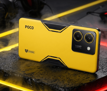 Poco M7 Pro sendo utilizado para jogos, destacando a fluidez da tela.