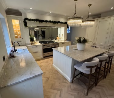 Kitchen worktops installation in Shiremoor by RH Stone Surfaces