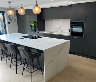 Quartz Worktops - Quartz Kitchen Worktops - RH STONE SURFACES - 01914545600 