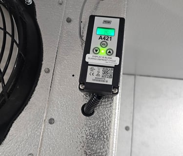 walk-in technician repairs walk-in cooler NC