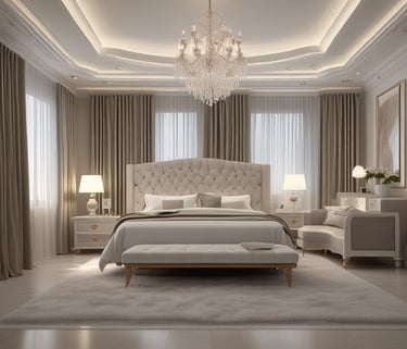 A beautifully designed living room showcasing elegant furniture and decor.