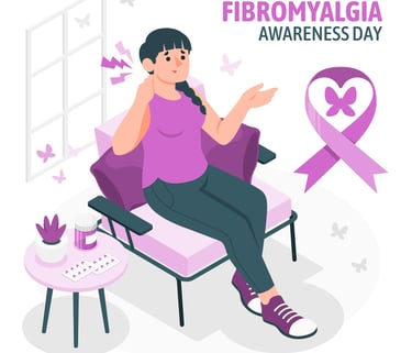 ilustração de uma mulher com dor cervical