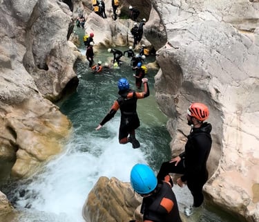 Descenso Barranco Peonera Barranquismo Guara