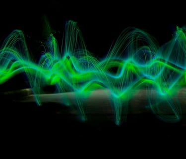Squiggly waveform image
