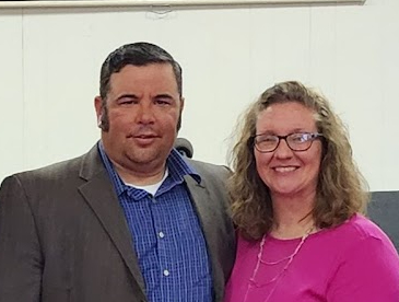 Dr Aaron Dawson with his wife, Mrs. Kori Dawson