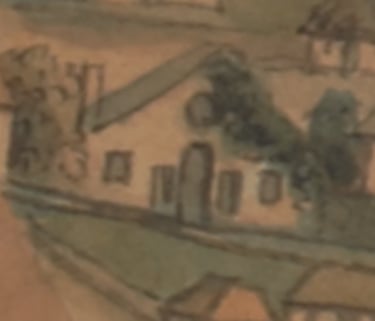 Judge Advocate's house, where the court cases were heard