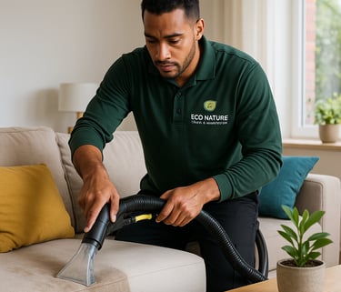 nettoyage de canapé écologique à domicile Sarthe