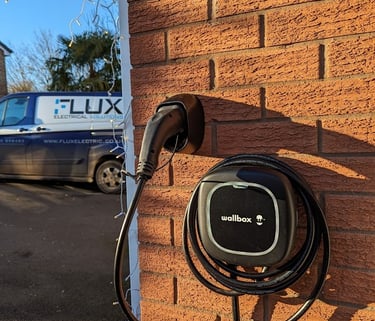 EV Charger Installation, Wall box, Green energy