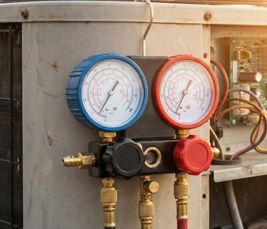 HVAC gauge - 4 Elements Air Conditioning LLC 