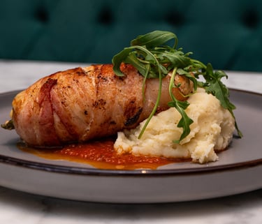 Involtini di pollo e pancetta