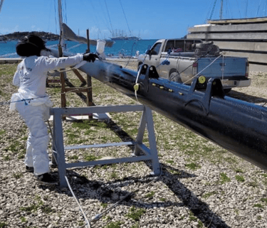 Glenworth Francis Painting mast