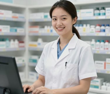 A bright, modern medical office with clean white walls and advanced equipment.