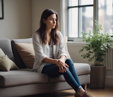 A supportive couple's therapy session.
