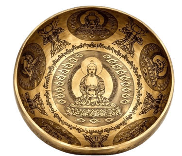 Handmade Tibetan singing bowl for meditation and sound healing
