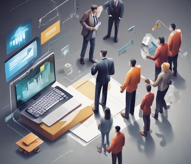 An infographic illustrating agile benchmarking processes.