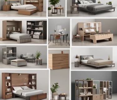 A neatly arranged home interior with stylish furniture and decor.