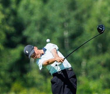 kaur-mattias kuuskmae playing golf