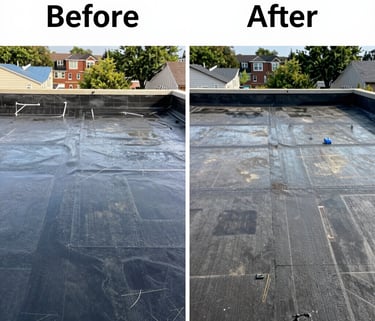 a man riding a skateboard down the side of a ramp