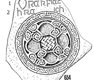Clonmacnois Runestone 651 - Barony of Garrycastle, County of Offally, Ireland