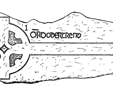 Moville Runestone 954 - Barony of Lower Ards, County Down, Ireland