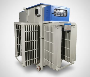 Linear type servo voltage stabilizer manufactured by Power Red Transformers