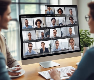 Clean workspace with laptop, documents, and smartphone showing bookkeeping app.