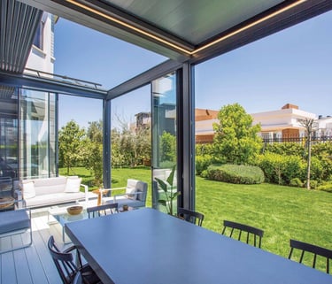 metal pergola