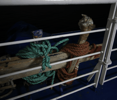 The Red and Green Navy Ropes