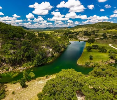 large ranch farm land river frontage for sale in Texas near me