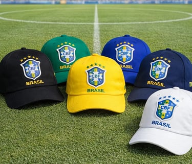 Boné Seleção Brasileira Masculino Feminino Copa 2026