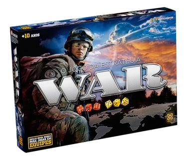 jogo de tabuleiro WAR 