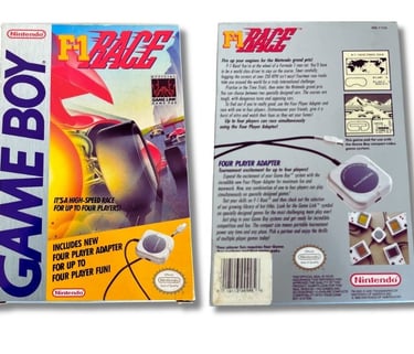  Jogo de Game Boy F-1 Race 