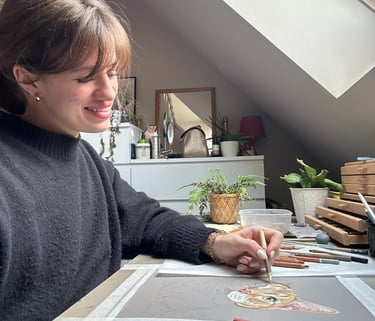 Realistisch dierenportret laten maken