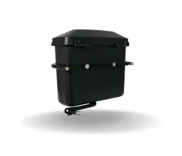 DASS Black Motorcycle Side Box (CAMRY MATT)