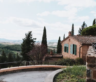 Tuscany - Italy - Castelfalfi - Building - Countryside - house - home