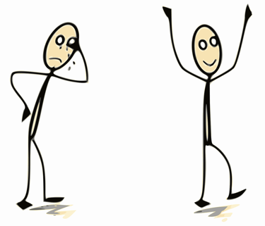 How to switch from sad to happy