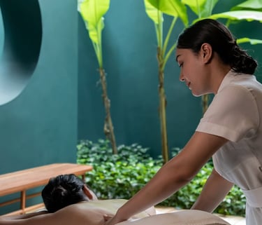 professional massage room in Dubai