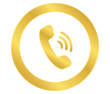  a golden phone icon