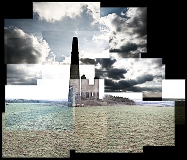 A joiner composition of an abandoned tin mine in Cornwall
