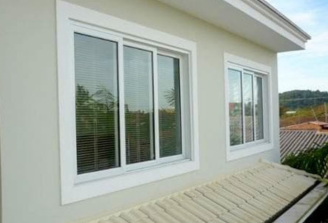 Janela de alumínio branco da linha Suprema