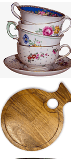 a group of different types of food items