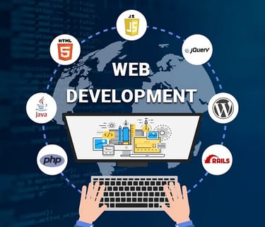 Professional web development services with modern website design and scalable digital solutions
