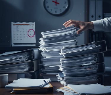 Burocracia e Falta de tempo