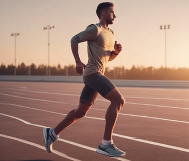 Image showing a high-tech laboratory background with a softly blurred environment and floating molecular structures.