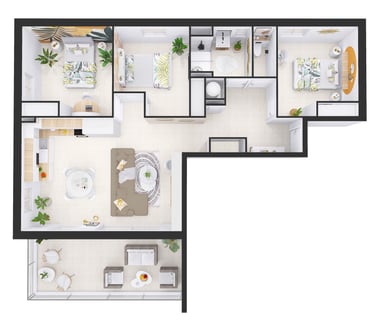 Personnalisez votre intérieur avant même la construction avec notre rendu 3D